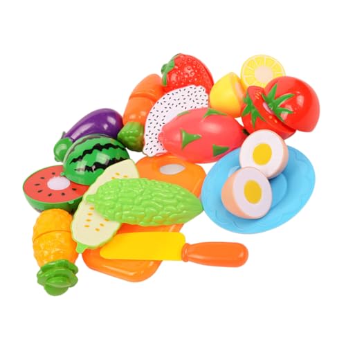 BRIGHTFUFU 13 Teiliges Set Aus Simulation Obst Und Gemü Für Schneide Requisiten Und Lernspielzeug Für Spielhauszubehör Ideal Für Kreative Rollenspiele Und Lernbedarf Für Babys von BRIGHTFUFU