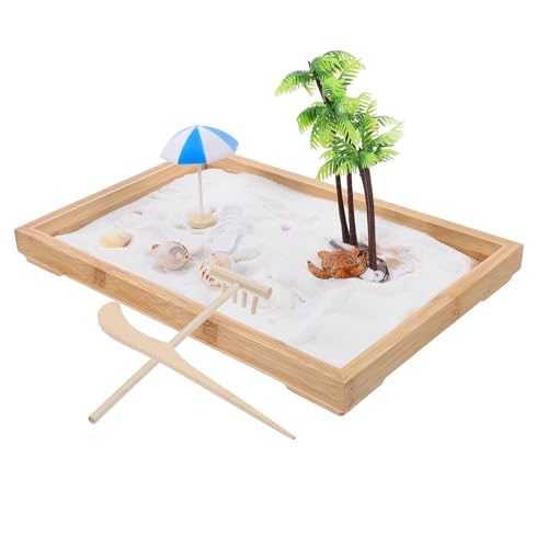 BRIGHTFUFU 1Satz Ozeangarten Sandspielzeug Kreatives Sandkasten Spielset Für Indoor Strandspiel Sandkastenspielzeug Mini Szene Für Fantasievolles von BRIGHTFUFU