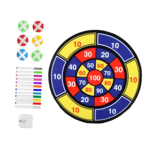 BRIGHTFUFU 1Satz Pädagogisches Sticky Board Indoor Dartspiel Für Kreatives Zielballspielzeug Mit Buntem Design Für Jungen Und Mädchen Fördert Die Hand Augen Koordination von BRIGHTFUFU