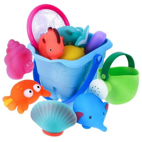 BRIGHTFUFU 1Satz Teiliges Sandspielzeug Set Für Strandspielzeuge Für Sommeraktivitäten Sandbucket Und Förmchen Für Unvergesslichen Wasserspaß Am Strand Für Jungen von BRIGHTFUFU