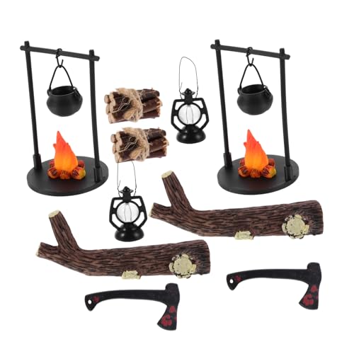 BRIGHTFUFU 2 Sätze Miniatur Dollhouse Kamin-Set mit Hängendem Ofen Gemütliches Feuer Realistische Mikro-landschaftsdekoration für Garten-miniaturszenen Vielseitig und Naturinspiriert für BRIGHTFUFU 2 Sätze Miniatur Dollhouse Kamin-Set mit Hängendem Ofen Gemütliches Feuer Realistische Mikro-landschaftsdekoration für Garten-miniaturszenen Vielseitig und Naturinspiriert für von BRIGHTFUFU