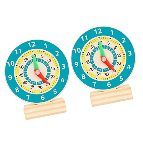 BRIGHTFUFU 2 Stück Holz Lernuhr Teiliges Kreative Analoguhr zum Lernen von Zahlen und Farben Fördert Hand Auge Koordination und Zeitverständnis für Jungen und Mädchen BRIGHTFUFU 2 Stück Holz Lernuhr Teiliges Kreative Analoguhr zum Lernen von Zahlen und Farben Fördert Hand Auge Koordination und Zeitverständnis für Jungen und Mädchen von BRIGHTFUFU