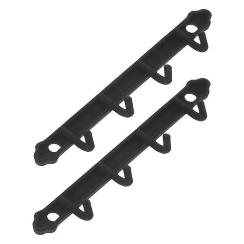 BRIGHTFUFU 2 Stück Miniatur Puppenhaus Wandhaken Teiliges Schwarze Mini Garderobenhaken für Puppenhaus Glatte Oberfläche Vielseitig Einsetzbar für Kleine Kleidungsstücke und Schlüssel BRIGHTFUFU 2 Stück Miniatur Puppenhaus Wandhaken Teiliges Schwarze Mini Garderobenhaken für Puppenhaus Glatte Oberfläche Vielseitig Einsetzbar für Kleine Kleidungsstücke und Schlüssel von BRIGHTFUFU