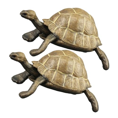 BRIGHTFUFU 2 Stück Realistische Schildkröten Modelle aus PVC Dekorative Kleine Deko Tierfiguren mit Glatter Oberfläche Kindgerechte Simulation für Wohn und Gartendekoration Pädagogisches BRIGHTFUFU 2 Stück Realistische Schildkröten Modelle aus PVC Dekorative Kleine Deko Tierfiguren mit Glatter Oberfläche Kindgerechte Simulation für Wohn und Gartendekoration Pädagogisches von BRIGHTFUFU