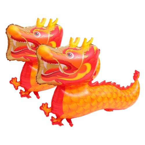 BRIGHTFUFU 2 Stück Teiliges Dragon Balloon aus Aluminiumfolie Lebendige Neujahrsdeko Leicht Aufzublasen Vielseitig Verwendbar für Frühlingsfest und Familienfeier BRIGHTFUFU 2 Stück Teiliges Dragon Balloon aus Aluminiumfolie Lebendige Neujahrsdeko Leicht Aufzublasen Vielseitig Verwendbar für Frühlingsfest und Familienfeier von BRIGHTFUFU
