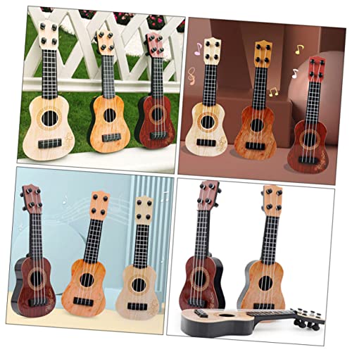 BRIGHTFUFU 2 Stück Teiliges Ukulele Realistische Simulation Gitarre aus Sicherem Kunststoff Pädagogisches Musikspielzeug für Jungen und Mädchen Geschenk für Geburtstage und Feiertage BRIGHTFUFU 2 Stück Teiliges Ukulele Realistische Simulation Gitarre aus Sicherem Kunststoff Pädagogisches Musikspielzeug für Jungen und Mädchen Geschenk für Geburtstage und Feiertage von BRIGHTFUFU