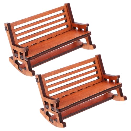 BRIGHTFUFU 2 Stück Vintage Miniatur Schaukelstuhl Holz Puppenhaus Möbel Dekoration Retro Gartenmöbel Mikro Landschaft Hocker für Miniaturszene BRIGHTFUFU 2 Stück Vintage Miniatur Schaukelstuhl Holz Puppenhaus Möbel Dekoration Retro Gartenmöbel Mikro Landschaft Hocker für Miniaturszene von BRIGHTFUFU