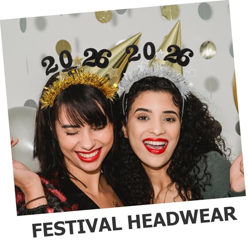 BRIGHTFUFU 2stücke Neujahrs-stirnbänder Glitzerstern-Kopfschmuck Partyzubehör Für Frohes Neues Jahr Festliche Kopfbedeckung Für Frauen Requisiten Für Abschlussfeiern BRIGHTFUFU 2stücke Neujahrs-stirnbänder Glitzerstern-Kopfschmuck Partyzubehör Für Frohes Neues Jahr Festliche Kopfbedeckung Für Frauen Requisiten Für Abschlussfeiern von BRIGHTFUFU