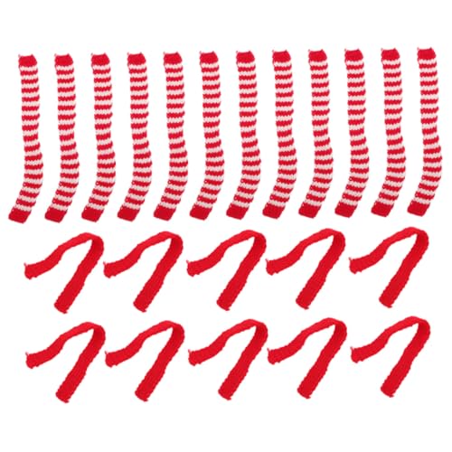 BRIGHTFUFU 20 Stück Teiliges Mini Wollschals Gestreifte Dekorative Puppen Spielfigurenschals Weiche Strickschals für Bastelparty Geschenkideen für Familien Vielseitige Mini Dekoration BRIGHTFUFU 20 Stück Teiliges Mini Wollschals Gestreifte Dekorative Puppen Spielfigurenschals Weiche Strickschals für Bastelparty Geschenkideen für Familien Vielseitige Mini Dekoration von BRIGHTFUFU