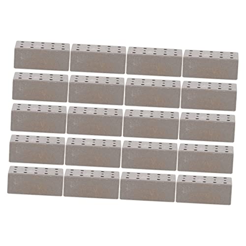 BRIGHTFUFU 20 Stück Teiliges Miniatur Ziegelsteine mit Löchern Realistische Simulation für DIY Modellbau Puppenhaus Garten Dekoration und Kreative Mikro Landschaften Langlebig und Sicher BRIGHTFUFU 20 Stück Teiliges Miniatur Ziegelsteine mit Löchern Realistische Simulation für DIY Modellbau Puppenhaus Garten Dekoration und Kreative Mikro Landschaften Langlebig und Sicher von BRIGHTFUFU