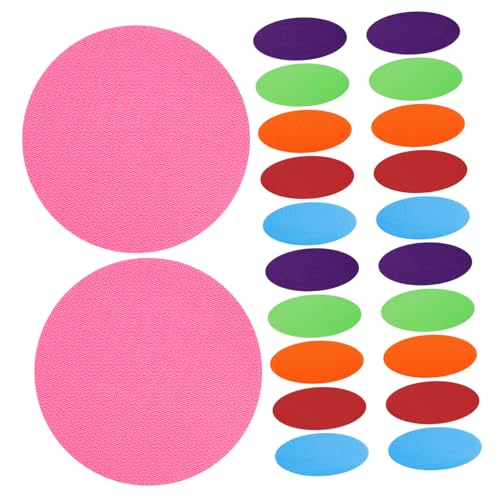 BRIGHTFUFU 24 Stück Teiliges Bunte Teppichpunkte mit für Klassenzimmer Sitzmarkierungen Kindergarten Vorschule zur Kognitiven und Spielanwendung BRIGHTFUFU 24 Stück Teiliges Bunte Teppichpunkte mit für Klassenzimmer Sitzmarkierungen Kindergarten Vorschule zur Kognitiven und Spielanwendung von BRIGHTFUFU