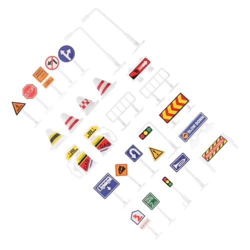 BRIGHTFUFU 28 Stück Teiliges Verkehrszeichen spielset Miniatur Straßenverkehrsschilder Robust Lehrreich Realistisch Gestaltet für Verkehrserziehung und Rollenspiele im Klassenzimmer und BRIGHTFUFU 28 Stück Teiliges Verkehrszeichen spielset Miniatur Straßenverkehrsschilder Robust Lehrreich Realistisch Gestaltet für Verkehrserziehung und Rollenspiele im Klassenzimmer und von BRIGHTFUFU