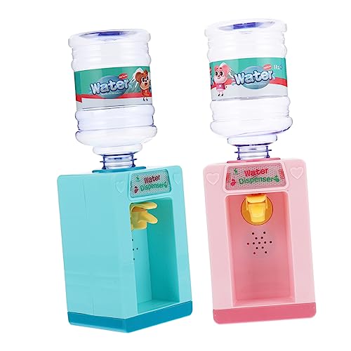 BRIGHTFUFU 2Sätze Wasserspender Mit Licht Und Sound Trinkbrunnen Modell Für Kindergeschenk Für Spiel Und Spaß Ohne Batterien von BRIGHTFUFU