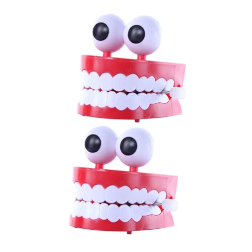 BRIGHTFUFU 2stücke Wind-up Chattering Toy Für Lustiges Fidget Spielzeug Zur Stressbewältigung Uhrwerk Spielzeug Mit Großen Augen Und Weißen Zähnen Party-Dekoration BRIGHTFUFU 2stücke Wind-up Chattering Toy Für Lustiges Fidget Spielzeug Zur Stressbewältigung Uhrwerk Spielzeug Mit Großen Augen Und Weißen Zähnen Party-Dekoration von BRIGHTFUFU