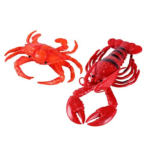 BRIGHTFUFU 2pcs Squeeze Crab Hummer -Form -krabben -Hummer -Form Spielzeug Angst Entspannen Spielzeug Kinder Streich Streich von BRIGHTFUFU