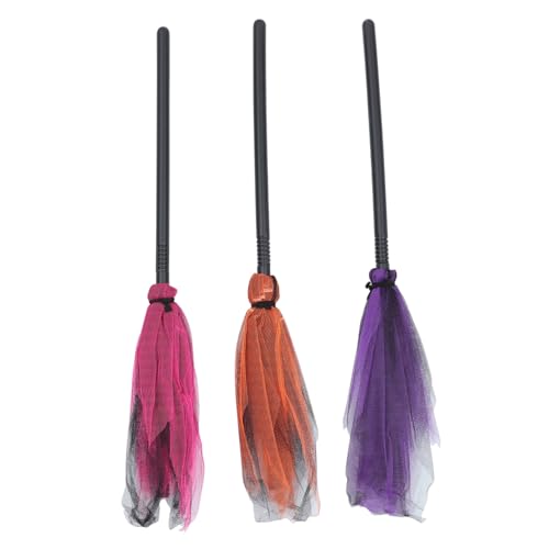 BRIGHTFUFU 3 Stück Hexenbesen Besenstiele Hexenbesen Süßer Halloween Hexenhut Szene Frau Zubehör Hat Besenstiel Halloween Hexenhandwerk Übergröße Kostüme BRIGHTFUFU 3 Stück Hexenbesen Besenstiele Hexenbesen Süßer Halloween Hexenhut Szene Frau Zubehör Hat Besenstiel Halloween Hexenhandwerk Übergröße Kostüme von BRIGHTFUFU