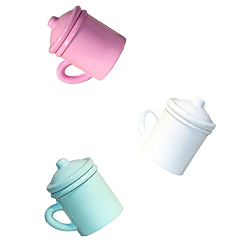 BRIGHTFUFU 3 Stück Miniatur Mundspülbecher Teiliges Puppenhaus Badezimmer Zubehör Lebensnahe Miniatur Dekoration Farbige Mini Mundspülbecher für DIY Modellbau und Puppenhaus Szenen BRIGHTFUFU 3 Stück Miniatur Mundspülbecher Teiliges Puppenhaus Badezimmer Zubehör Lebensnahe Miniatur Dekoration Farbige Mini Mundspülbecher für DIY Modellbau und Puppenhaus Szenen von BRIGHTFUFU