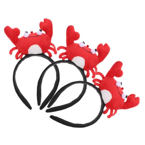 BRIGHTFUFU 3 Stück Realistische Krebs Stirnbänder Plüsch Haarreifen für Erwachsene Lustige Party Haar accessoires für Kostüm und Fotorequisiten BRIGHTFUFU 3 Stück Realistische Krebs Stirnbänder Plüsch Haarreifen für Erwachsene Lustige Party Haar accessoires für Kostüm und Fotorequisiten von BRIGHTFUFU