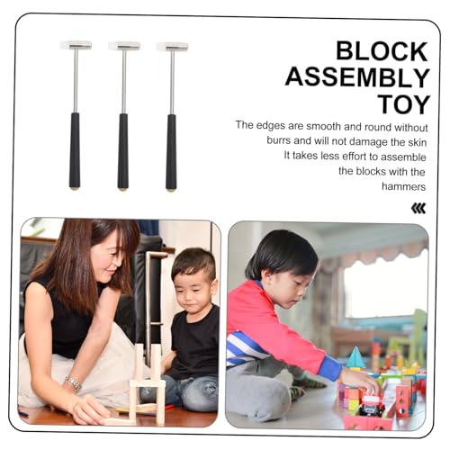 BRIGHTFUFU 3 Stück Teiliges Doppelseitiges Hammer Spielzeugset aus Sicherem Material Abgerundet und Glatt Fördert Fingerfertigkeit und Koordination Pädagogisches Werkzeug für BRIGHTFUFU 3 Stück Teiliges Doppelseitiges Hammer Spielzeugset aus Sicherem Material Abgerundet und Glatt Fördert Fingerfertigkeit und Koordination Pädagogisches Werkzeug für von BRIGHTFUFU