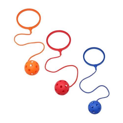 BRIGHTFUFU 3 Stück Teiliges Sprungball Spielset für Buntes Fußgelenk Skip Ball Fördert Motorik und Fitness Einfach zu Bedienen für Drinnen und Draußen Aktives Spiel und Zufällige Farbe BRIGHTFUFU 3 Stück Teiliges Sprungball Spielset für Buntes Fußgelenk Skip Ball Fördert Motorik und Fitness Einfach zu Bedienen für Drinnen und Draußen Aktives Spiel und Zufällige Farbe von BRIGHTFUFU