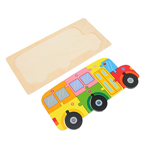 BRIGHTFUFU 3D Puzzle Für Pädagogisches Lernspielzeug Mit Buntem Cartoon Muster Ideales Montessori Puzzle Für Vorschulkinder Zur Von Kreativität Und Motorik von BRIGHTFUFU