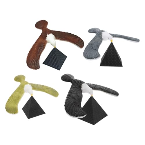 BRIGHTFUFU 4 Stück Teiliges Balancier Eagle Balancierender Vogel mit Pyramidenständer Fördert Gleichgewicht Koordination und Motorische Fähigkeiten Robustes Material Nostalgisches BRIGHTFUFU 4 Stück Teiliges Balancier Eagle Balancierender Vogel mit Pyramidenständer Fördert Gleichgewicht Koordination und Motorische Fähigkeiten Robustes Material Nostalgisches von BRIGHTFUFU