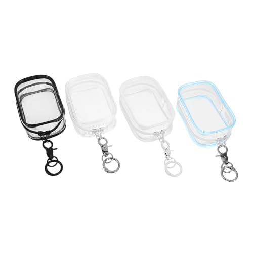 BRIGHTFUFU 4 Stück Teiliges PVC Figuren Aufbewahrungsset mit Schlüsselanhänger Transparente wasserdichte Zipper Tasche Kompakte Stabile Aufbewahrungstasche für Plüsch Sammelfiguren Tragbar BRIGHTFUFU 4 Stück Teiliges PVC Figuren Aufbewahrungsset mit Schlüsselanhänger Transparente wasserdichte Zipper Tasche Kompakte Stabile Aufbewahrungstasche für Plüsch Sammelfiguren Tragbar von BRIGHTFUFU
