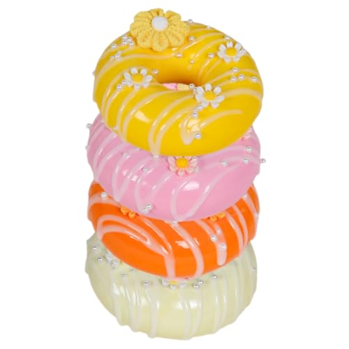 BRIGHTFUFU 4pcs Faux Donut Party Dessert Fotografie Requisiten Schrank Display Donut von BRIGHTFUFU