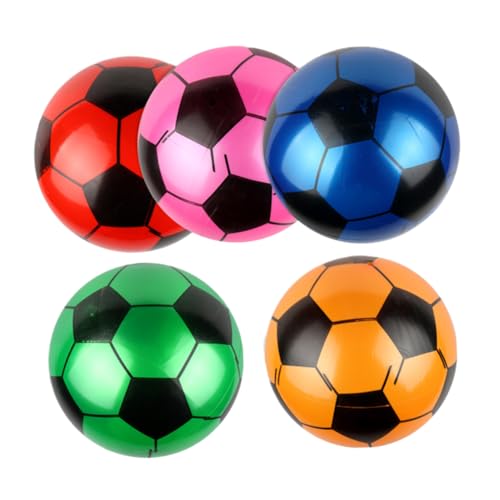 BRIGHTFUFU 5 Stück Teiliges Aufblasbares Fußball aus Dickem PVC Luftgefüllte Bälle für Geeignet für Indoor und Outdoor Sport Interaktives Spiel für Jungen und Mädchen Zufällige Farbe BRIGHTFUFU 5 Stück Teiliges Aufblasbares Fußball aus Dickem PVC Luftgefüllte Bälle für Geeignet für Indoor und Outdoor Sport Interaktives Spiel für Jungen und Mädchen Zufällige Farbe von BRIGHTFUFU