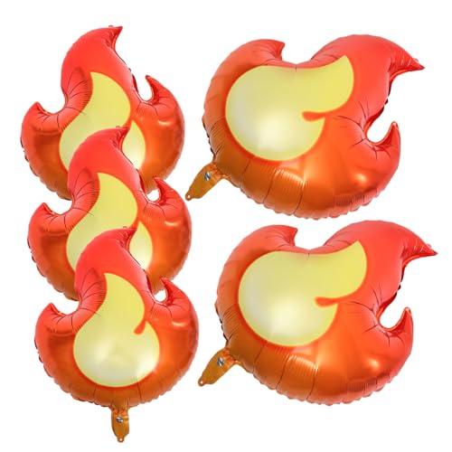 BRIGHTFUFU 5 Stück Teiliges Flammenförmige Aluminiumfolie Luftballons Feuerwehr Motto Party Dekoration Wiederverwendbare Feuermotiv Ballons für Jungen Geburtstag Indoor Outdoor Geeignet BRIGHTFUFU 5 Stück Teiliges Flammenförmige Aluminiumfolie Luftballons Feuerwehr Motto Party Dekoration Wiederverwendbare Feuermotiv Ballons für Jungen Geburtstag Indoor Outdoor Geeignet von BRIGHTFUFU