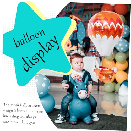 BRIGHTFUFU 5 Stück Teiliges Heißluftballon Aluminiumfolie Folienballons in Orange weiß Langlebige Partydekoration für Hochzeit Geburtstag und Babyparty Kinderfreundlich Luftdicht BRIGHTFUFU 5 Stück Teiliges Heißluftballon Aluminiumfolie Folienballons in Orange weiß Langlebige Partydekoration für Hochzeit Geburtstag und Babyparty Kinderfreundlich Luftdicht von BRIGHTFUFU