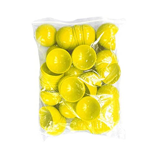 BRIGHTFUFU 50 Stück Lotteriekugel Bingo-Anrufermaschine Ball Aktivitätsbälle Bälle Babys Schaumperlen Schaumkugeln Amusement glucksbringer wasserspielsachen Gewinnspiel Bälle Aktivität Yellow von BRIGHTFUFU