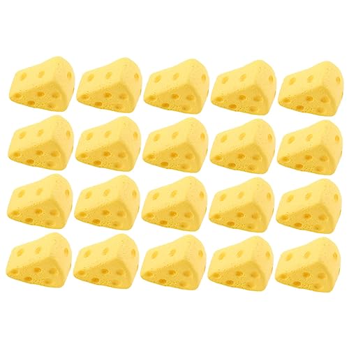 BRIGHTFUFU 50pcs Prop Käse Gefälschte Käsekuchen Figuren Simulation Desserts Party Dekorationen von BRIGHTFUFU