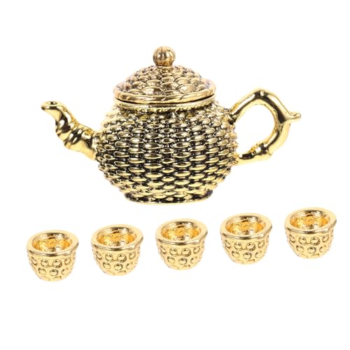 BRIGHTFUFU 6 Stück Teiliges Miniatur teekannen Set aus Realistisches Tischdekor Leicht und Dekorativ für Puppenhaus Miniaturszene Gartenaccessoires Elegante Mini teekannen Zufällige Farbe BRIGHTFUFU 6 Stück Teiliges Miniatur teekannen Set aus Realistisches Tischdekor Leicht und Dekorativ für Puppenhaus Miniaturszene Gartenaccessoires Elegante Mini teekannen Zufällige Farbe von BRIGHTFUFU
