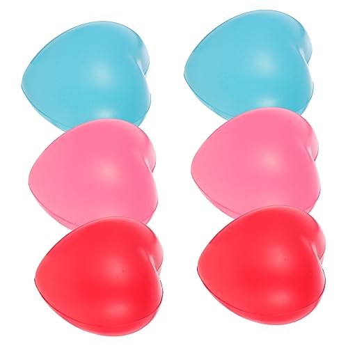 BRIGHTFUFU 6pcs Herzgeformtes Spielzeug Dekompression Spielzeug Herz Squeeze Spielzeug Party Entspannende Spiele von BRIGHTFUFU