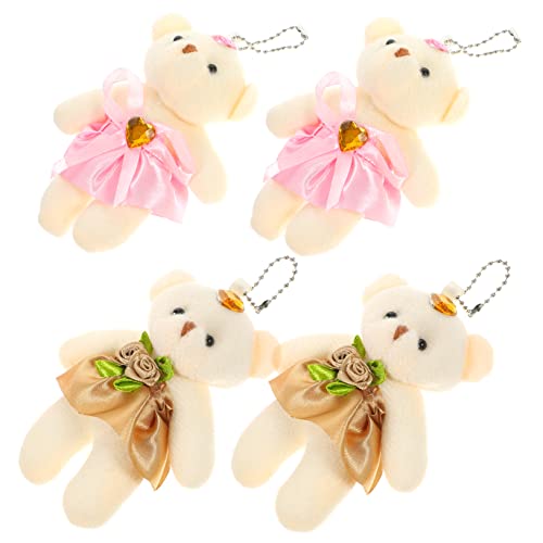 BRIGHTFUFU 6pcs Hochzeitsbouquet DIY Bear -Ornamente Bär Dekore Entzückende Bären Dekore Bouquet Verpackung Bären von BRIGHTFUFU