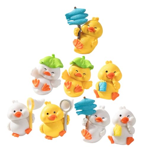 BRIGHTFUFU 8 Stück Teiliges Mini Resin Figurinen Kleine Tierfiguren Realistische Miniatur Enten Dekoration für Tisch Garten Mikro Landschaft Bunte Farben Vielseitig für Pflanzen und BRIGHTFUFU 8 Stück Teiliges Mini Resin Figurinen Kleine Tierfiguren Realistische Miniatur Enten Dekoration für Tisch Garten Mikro Landschaft Bunte Farben Vielseitig für Pflanzen und von BRIGHTFUFU