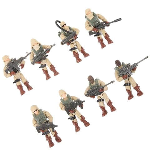 BRIGHTFUFU 8stücke Mini Soldaten Figuren Teiliges -Spielzeug Aus Hochwertigem Bewegliche Miniatur Soldaten Für Kreative Szenen Und Modellbau Für Sammler BRIGHTFUFU 8stücke Mini Soldaten Figuren Teiliges -Spielzeug Aus Hochwertigem Bewegliche Miniatur Soldaten Für Kreative Szenen Und Modellbau Für Sammler von BRIGHTFUFU