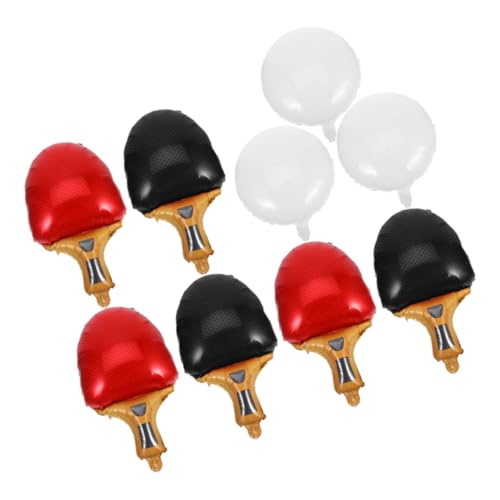 BRIGHTFUFU 9 Stück Tischtennis-Ballon Partyzubehör zum Thema Tennis Sportdekorationen für Partys Tennisschläger Dekoration Sportballons für Party Karnevalspartydekorationen Aluminiumfolie BRIGHTFUFU 9 Stück Tischtennis-Ballon Partyzubehör zum Thema Tennis Sportdekorationen für Partys Tennisschläger Dekoration Sportballons für Party Karnevalspartydekorationen Aluminiumfolie von BRIGHTFUFU