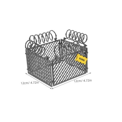 BRIGHTFUFU Abs Miniatur Zaun Bausatz für Miniaturtiere Stabiles Schutzgitter DIY Baustein Zubehör Robustes Kunststoffgeländer für Bauernhof Kriegsszenen für Gartenspielzeug und Dioramen BRIGHTFUFU Abs Miniatur Zaun Bausatz für Miniaturtiere Stabiles Schutzgitter DIY Baustein Zubehör Robustes Kunststoffgeländer für Bauernhof Kriegsszenen für Gartenspielzeug und Dioramen von BRIGHTFUFU