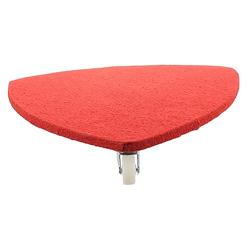 BRIGHTFUFU -Balance-Board Skim-Board Balance Ball Taillendrehscheibe balanceboards balancierbrett sensorische Raumausstattung Autistische Spielzeuge Holz rot von BRIGHTFUFU