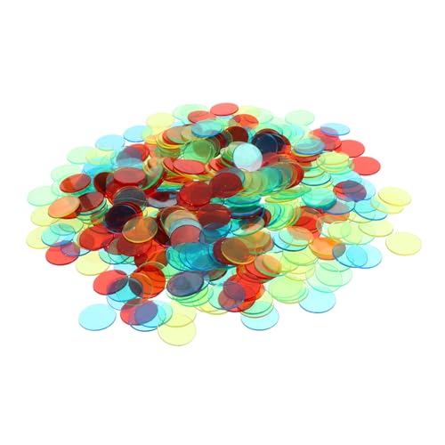 BRIGHTFUFU Bingo Chips Kunststoff Zählchips Spielchips Bunte Poker Chips für Mathe Lernen Zählen Sortieren Musterbildung Zufällige Farbe Zufällige Farbe BRIGHTFUFU Bingo Chips Kunststoff Zählchips Spielchips Bunte Poker Chips für Mathe Lernen Zählen Sortieren Musterbildung Zufällige Farbe Zufällige Farbe von BRIGHTFUFU