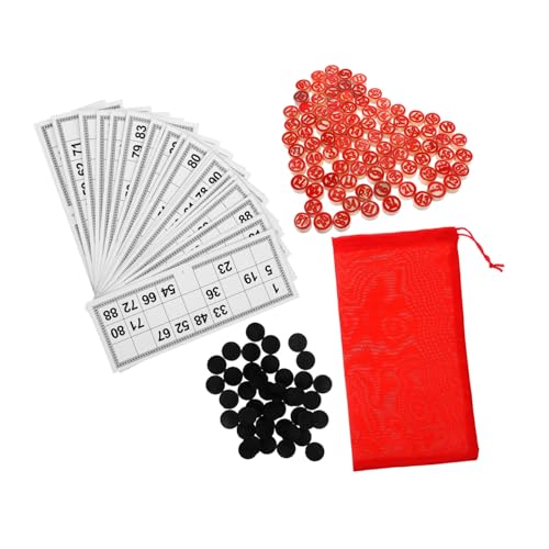 BRIGHTFUFU Bingo Spielset Partyspiel mit Holz Bingokarten und Nummerierten Spielsteinen Tragbar für Familien und Senioren Fördert Strategisches Denken und Teamwork BRIGHTFUFU Bingo Spielset Partyspiel mit Holz Bingokarten und Nummerierten Spielsteinen Tragbar für Familien und Senioren Fördert Strategisches Denken und Teamwork von BRIGHTFUFU