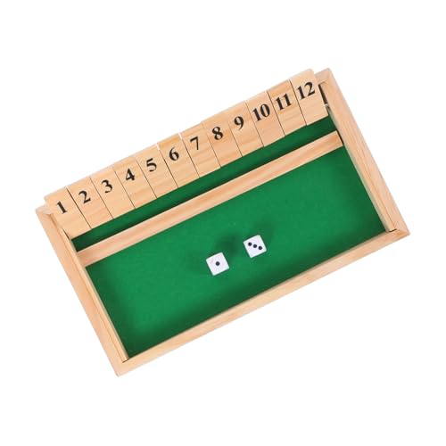 BRIGHTFUFU Box Flip Schachspiel Anti Hinterteil Dreieckslichter Warnlichter Dreieckslichter Facettenreiche Würfel Facettenreiches Brettspiel Drahtbrettaufhänger Brettspiele Aus Holz von BRIGHTFUFU