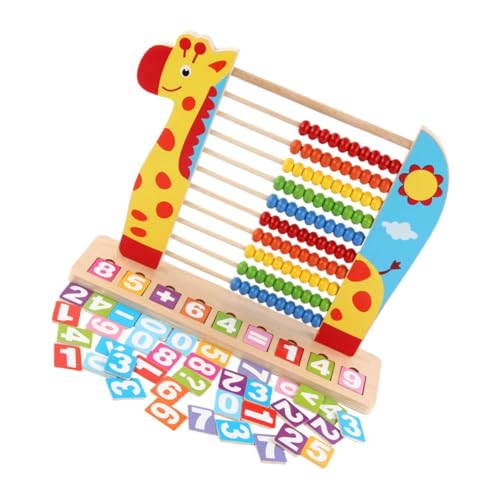 BRIGHTFUFU Buntes Abacus Für Mathe Lernspielzeug Mit Farbenfrohen Tiermotiven Pädagogisches Rechenspiel Für Frühe Mathematikfähigkeiten Ideal Für Kleinkinder Und Vorschulkinder von BRIGHTFUFU