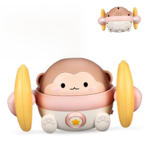 BRIGHTFUFU Elektrisches Krabbelspielzeug AFFE mit Licht und Musik Interaktives Babyspielzeug Ab Monate Motorische durch Krabbelnde Bewegung Batteriebetrieben Robustes Kunststoffspielzeug BRIGHTFUFU Elektrisches Krabbelspielzeug AFFE mit Licht und Musik Interaktives Babyspielzeug Ab Monate Motorische durch Krabbelnde Bewegung Batteriebetrieben Robustes Kunststoffspielzeug von BRIGHTFUFU