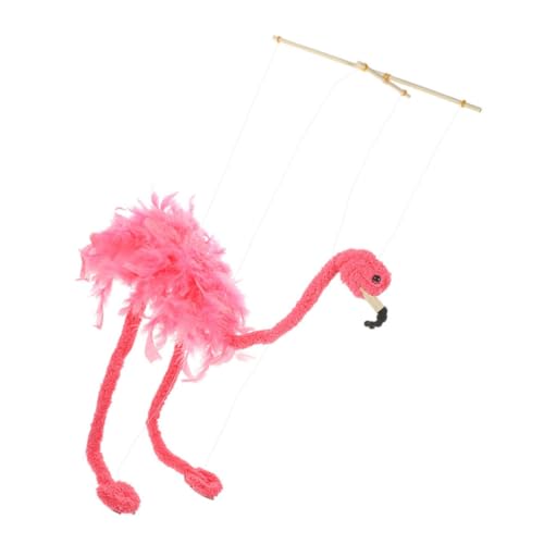 BRIGHTFUFU Flamingo Marionette Handpuppe Tier für Interaktive Bühnenshows Kreative Puppenspiele für Erwachsene Leuchtendes Design für Fröhliche BRIGHTFUFU Flamingo Marionette Handpuppe Tier für Interaktive Bühnenshows Kreative Puppenspiele für Erwachsene Leuchtendes Design für Fröhliche von BRIGHTFUFU