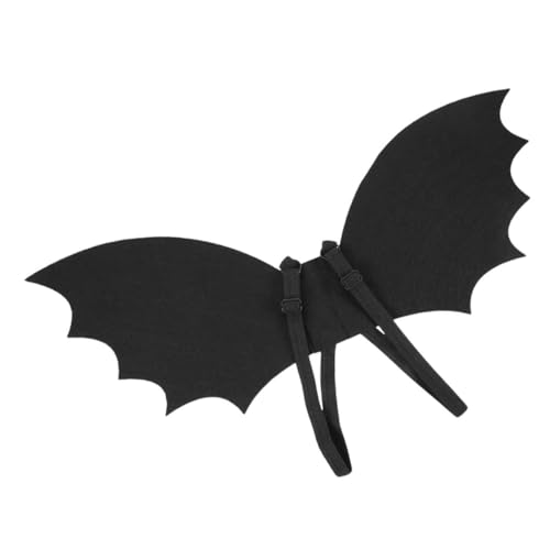 BRIGHTFUFU Fledermausflügel Halloween-Teufelskostüm Fledermaus Kostümzubehör Halloween Costume Halloween Kleidung bat Wings Fledermaus Kostüm Requisiten Halloween-Cosplay-Versorgung Eva Black von BRIGHTFUFU