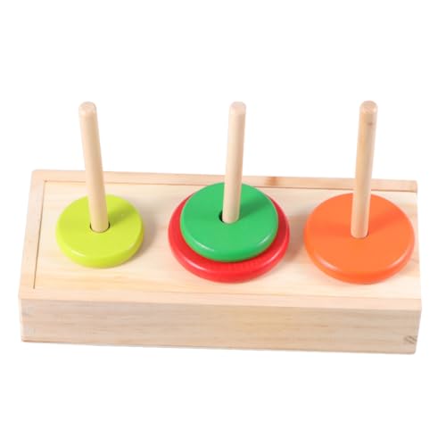 BRIGHTFUFU Großes Holzspielzeug Stapelturm Lernspielzeug für Montessori Puzzle Farbige Ringe Pädagogisch Stabiler Holzstapelspiel Turm Feinmotorik BRIGHTFUFU Großes Holzspielzeug Stapelturm Lernspielzeug für Montessori Puzzle Farbige Ringe Pädagogisch Stabiler Holzstapelspiel Turm Feinmotorik von BRIGHTFUFU
