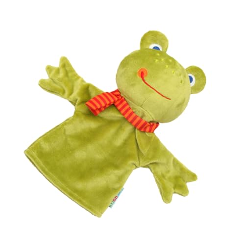 BRIGHTFUFU Handpuppen Frosch Interaktives Für Eltern Kind Interaktion Kreative Glove Handpuppe Ideal Für Rollenspiele Und Puppentheater Weiches Stofftier Für Jungen Und ädchen von BRIGHTFUFU